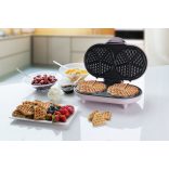 GOFRISÜTŐ, DUPLA, SZÍV ALAKÚ