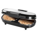 GOFRISÜTŐ, DUPLA, SZÍV ALAKÚ