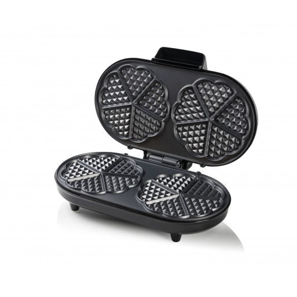 GOFRISÜTŐ, DUPLA, SZÍV ALAKÚ